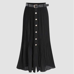 Commense Pleated Belted Midi Skirt, New with tags ...
